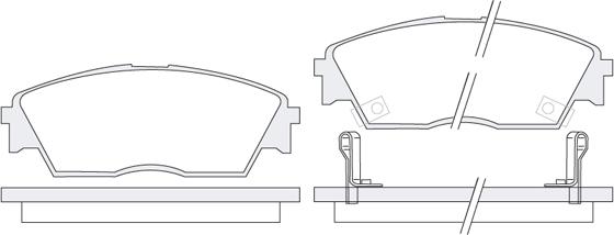 KSH EUROPE 1850.0058066 - Kit de plaquettes de frein, frein à disque cwaw.fr