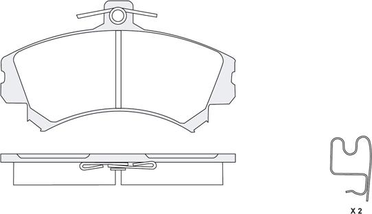 KSH EUROPE 1850.0058008 - Kit de plaquettes de frein, frein à disque cwaw.fr