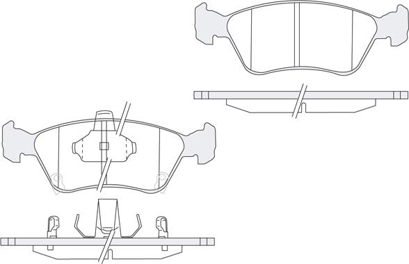 KSH EUROPE 1850.0058015 - Kit de plaquettes de frein, frein à disque cwaw.fr