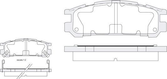 KSH EUROPE 1850.0058080 - Kit de plaquettes de frein, frein à disque cwaw.fr