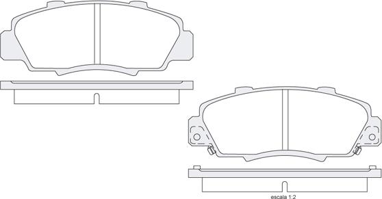 KSH EUROPE 1850.0058087 - Kit de plaquettes de frein, frein à disque cwaw.fr