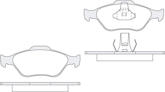 KSH EUROPE 1850.0058021 - Kit de plaquettes de frein, frein à disque cwaw.fr