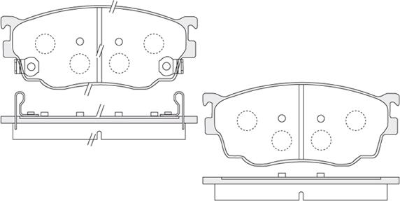 KSH EUROPE 1850.0058150 - Kit de plaquettes de frein, frein à disque cwaw.fr