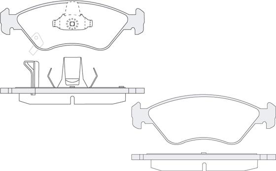 KSH EUROPE 1850.0058108 - Kit de plaquettes de frein, frein à disque cwaw.fr