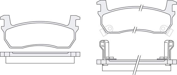 KSH EUROPE 1850.0058102 - Kit de plaquettes de frein, frein à disque cwaw.fr