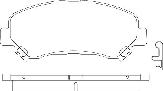 KSH EUROPE 1850.0058243 - Kit de plaquettes de frein, frein à disque cwaw.fr