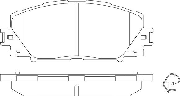 KSH EUROPE 1850.0058242 - Kit de plaquettes de frein, frein à disque cwaw.fr