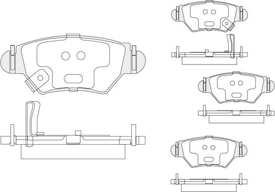 KSH EUROPE 1850.0058205 - Kit de plaquettes de frein, frein à disque cwaw.fr