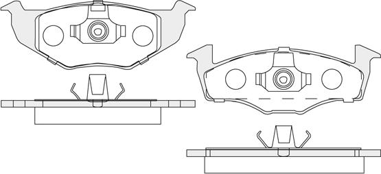 KSH EUROPE 1850.0058201 - Kit de plaquettes de frein, frein à disque cwaw.fr