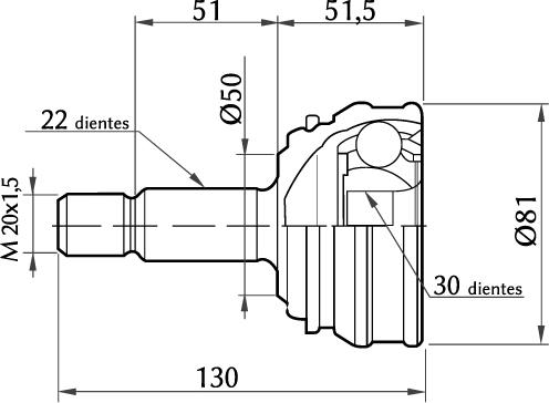 KSH EUROPE 1860.0068014 - Jeu de joints, arbre de transmission cwaw.fr