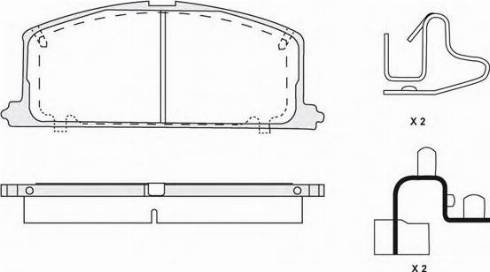 KSH EUROPE 1850.0058097 - Kit de plaquettes de frein, frein à disque cwaw.fr