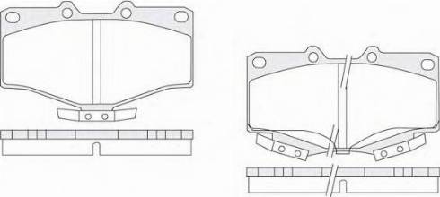 KSH EUROPE 1850.0058081 - Kit de plaquettes de frein, frein à disque cwaw.fr