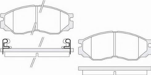 KSH EUROPE 1850.0058023 - Kit de plaquettes de frein, frein à disque cwaw.fr