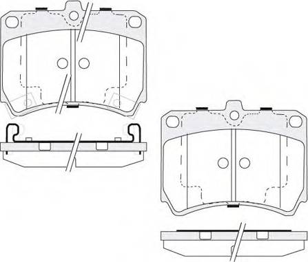 KSH EUROPE 1850.0058073 - Kit de plaquettes de frein, frein à disque cwaw.fr