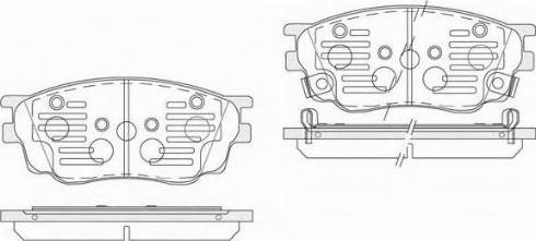 KSH EUROPE 1850.0058191 - Kit de plaquettes de frein, frein à disque cwaw.fr