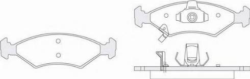 KSH EUROPE 1850.0058142 - Kit de plaquettes de frein, frein à disque cwaw.fr