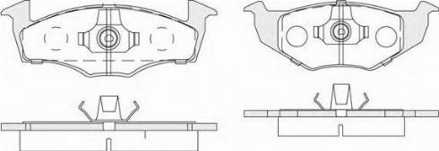 KSH EUROPE 1850.0058154 - Kit de plaquettes de frein, frein à disque cwaw.fr