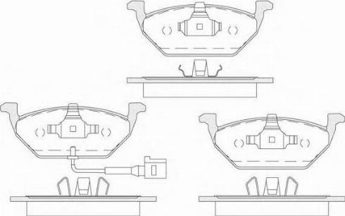 KSH EUROPE 1850.0058151 - Kit de plaquettes de frein, frein à disque cwaw.fr