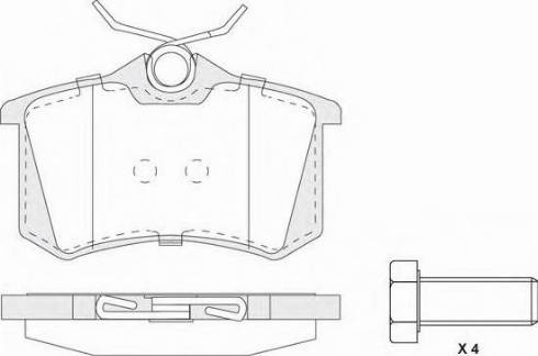 KSH EUROPE 1850.0058153 - Kit de plaquettes de frein, frein à disque cwaw.fr