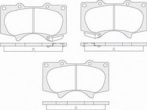 KSH EUROPE 1850.0058129 - Kit de plaquettes de frein, frein à disque cwaw.fr