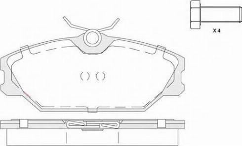 KSH EUROPE 1850.0058176 - Kit de plaquettes de frein, frein à disque cwaw.fr