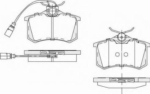 KSH EUROPE 1850.0058204 - Kit de plaquettes de frein, frein à disque cwaw.fr