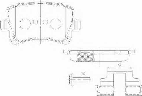 KSH EUROPE 1850.0058231 - Kit de plaquettes de frein, frein à disque cwaw.fr