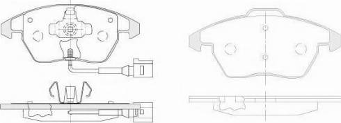 KSH EUROPE 1850.0058224 - Kit de plaquettes de frein, frein à disque cwaw.fr