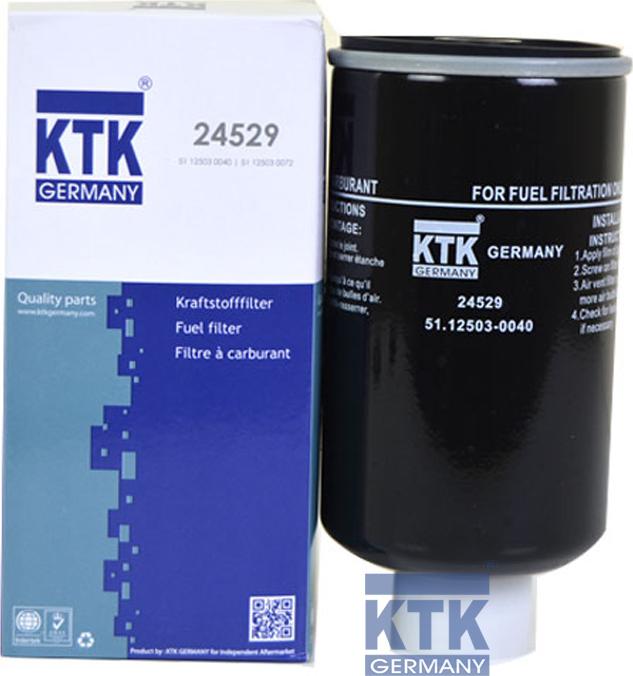 KTK GERMANY 24529 - Filtre à carburant cwaw.fr