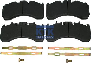 KTK GERMANY 26305 - Kit de plaquettes de frein, frein à disque cwaw.fr