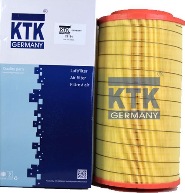 KTK GERMANY 28154 - Filtre à air cwaw.fr