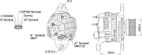 KUTNAK AUTOMOTIVE 721820/M - Alternateur cwaw.fr