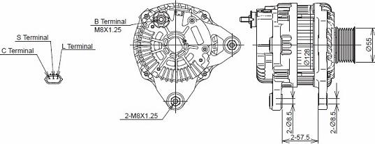 KUTNAK AUTOMOTIVE 721273/M - Alternateur cwaw.fr