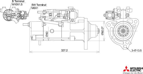 KUTNAK AUTOMOTIVE 723499/M - Démarreur cwaw.fr