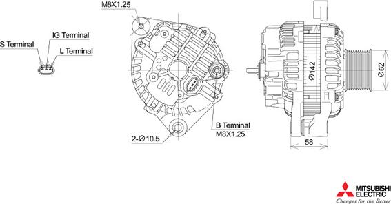 KUTNAK AUTOMOTIVE 723442/M - Alternateur cwaw.fr