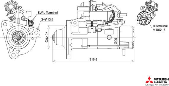 KUTNAK AUTOMOTIVE 723405/M - Démarreur cwaw.fr