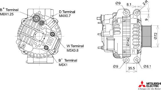 KUTNAK AUTOMOTIVE 723419/M - Alternateur cwaw.fr