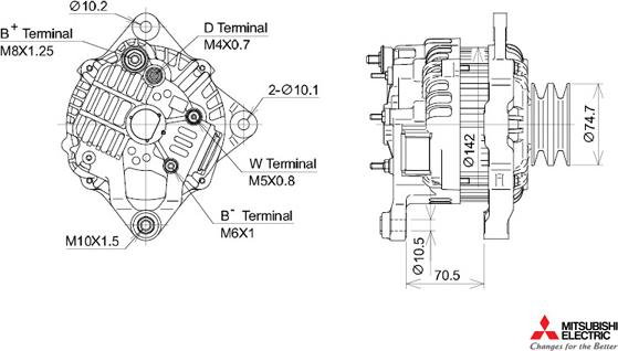 KUTNAK AUTOMOTIVE 723418/M - Alternateur cwaw.fr