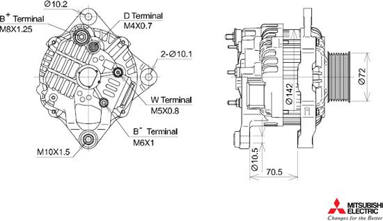 KUTNAK AUTOMOTIVE 723434/M - Alternateur cwaw.fr