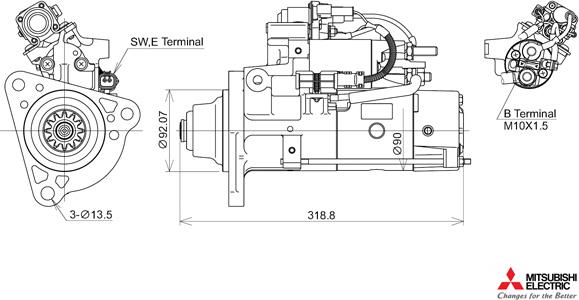 KUTNAK AUTOMOTIVE 723432/M - Démarreur cwaw.fr