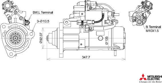 KUTNAK AUTOMOTIVE 723420/M - Démarreur cwaw.fr