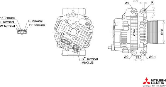 KUTNAK AUTOMOTIVE 723423/M - Alternateur cwaw.fr