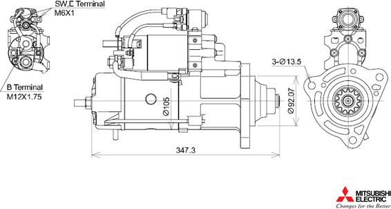 KUTNAK AUTOMOTIVE 723546/M - Démarreur cwaw.fr