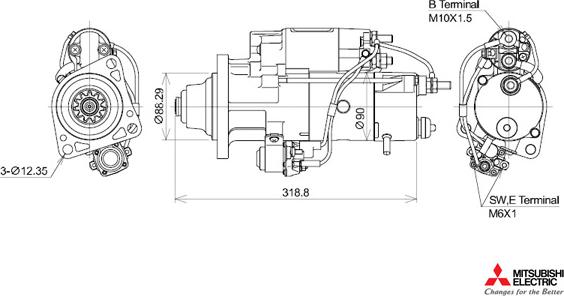 KUTNAK AUTOMOTIVE 723542/M - Démarreur cwaw.fr