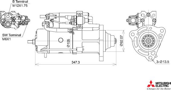 KUTNAK AUTOMOTIVE 723567/M - Démarreur cwaw.fr