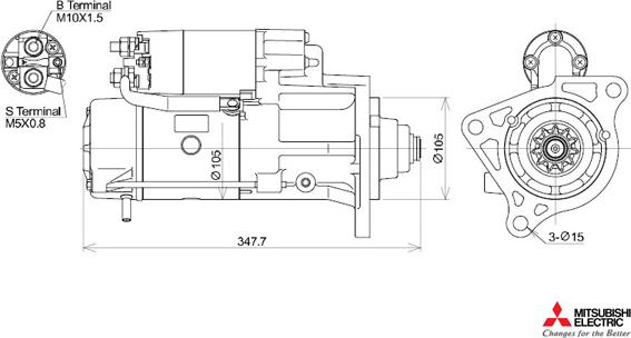 KUTNAK AUTOMOTIVE 723578/M - Démarreur cwaw.fr