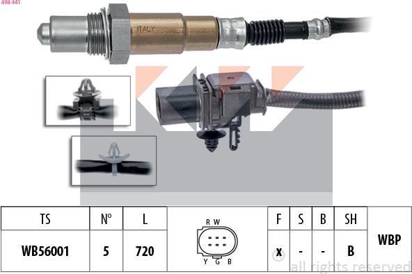 KW 498 441 - Sonde lambda cwaw.fr