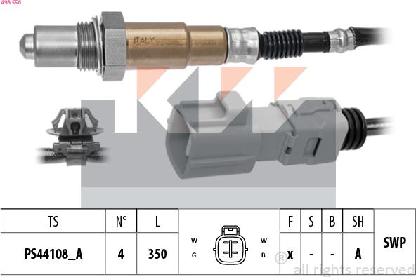 KW 498 556 - Sonde lambda cwaw.fr