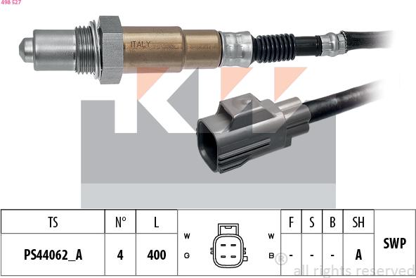 KW 498 527 - Sonde lambda cwaw.fr