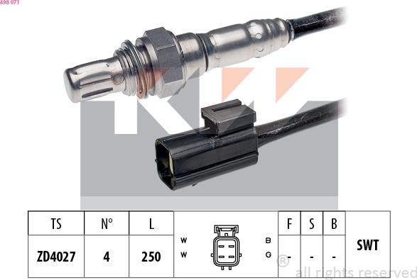 KW 498 071 - Sonde lambda cwaw.fr